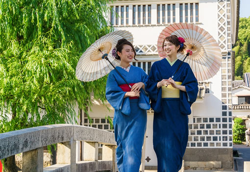 写真：倉敷美觀地區：美麗的白牆街道、歷史浪漫與藝術