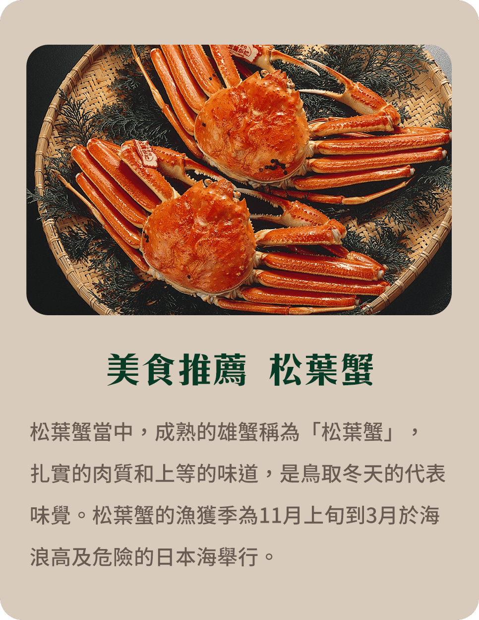 美食推薦 松葉蟹